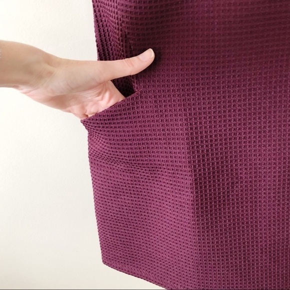 TOBI Colette Waffle Knit Pocket Halter Shift Dress - Picture 7 of 8